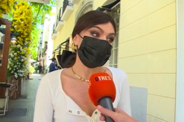 Madame de Rosa, habla con la agencia Gtres sobre el embarazo de Laura Matamoros./Gtres