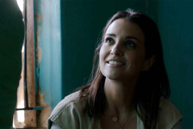 Paula Echevarr&iacute;a emocionada en su aventura con Jes&uacute;s Calleja./Cuatro