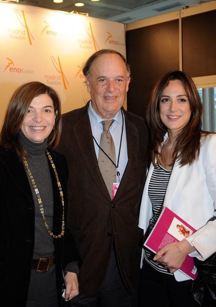 Carlos Falc&oacute; y sus hijas Xandra Falc&oacute; y Tamara Falc&oacute;