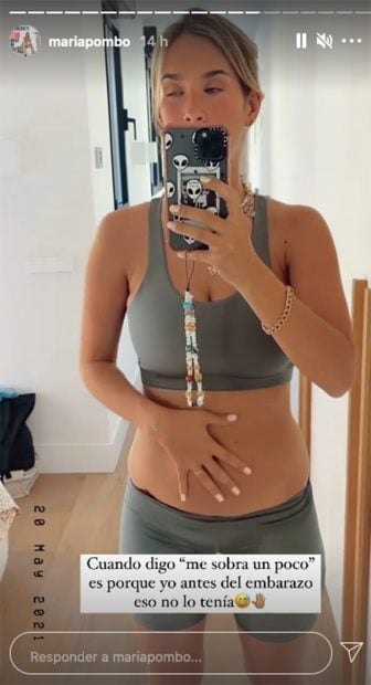 La influencer ha mostrado su cuerpo despu&eacute;s de dar a luz a su primer hijo, Mart&iacute;n y est&aacute; estupenda como siempre./Instagram @mariapombo