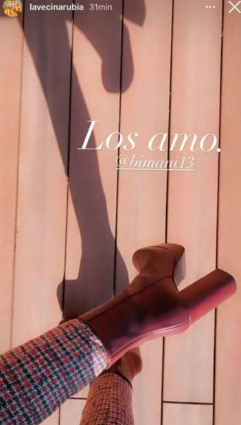 La Vecina Rubia, enamorada de Bimani / Instagram