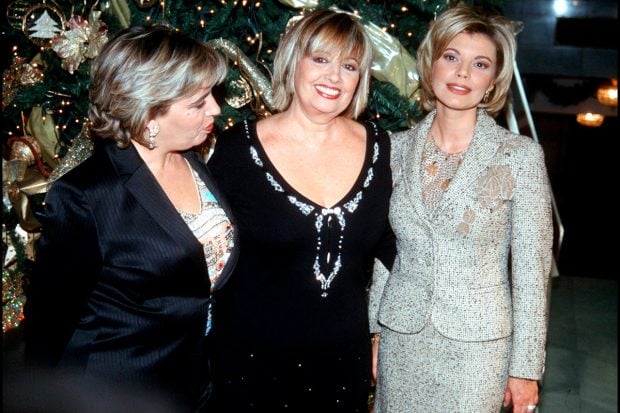 Mar&iacute;a Teresa y Terelu Campos y Carmen Borrego./Gtres