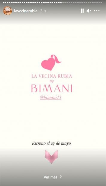 La Vecina Rubia estrena colecci&oacute;n de ropa con Birmani, relacionada indirectamente con Bel&eacute;n Corsini / Instagram