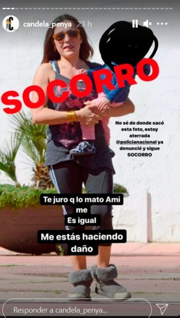 Candela Pe&ntilde;a denuncia amenazas en redes sociales / Instagram