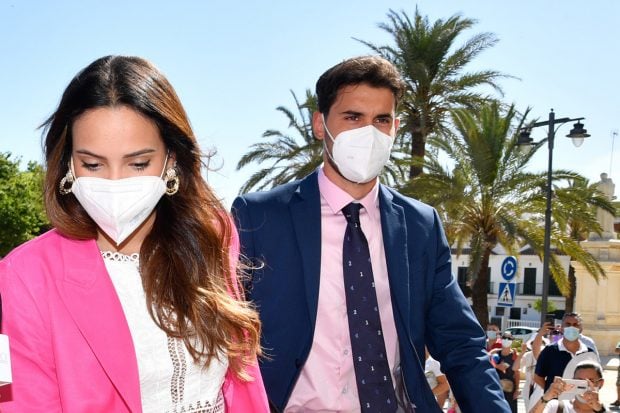 Gloria Camila ha asistido al homenaje a su madre que se ha celebrado en Chipiona -C&aacute;diz-./Gtres