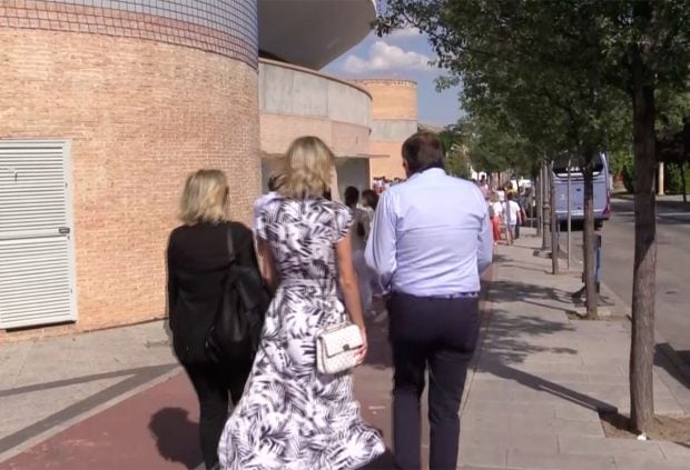 Ana Soria por las calles de Madrid./Gtres