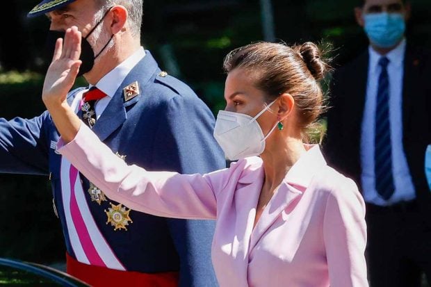 El rey Felipe VI y la reina Letizia el D&iacute;a de las Fuerzas Armadas el 29 de mayo de 2021./Gtres