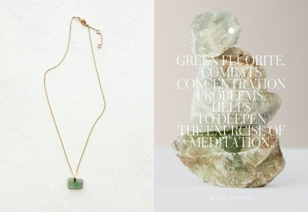 Mango presenta sus joyas con piedras preciosas curativas para equilibrar cuerpo y mente