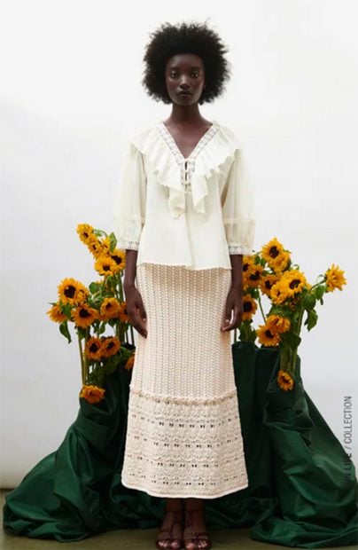 Blusa blanca de Zara/Zara