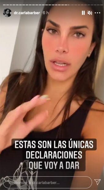 Carla Barber ha roto su silencio tras su ruptura con Diego Matamoros./Instagram @dr.carlabarber