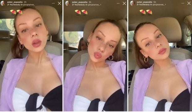 Ester Exp&oacute;sito nos muestra el bikini bicolor del verano