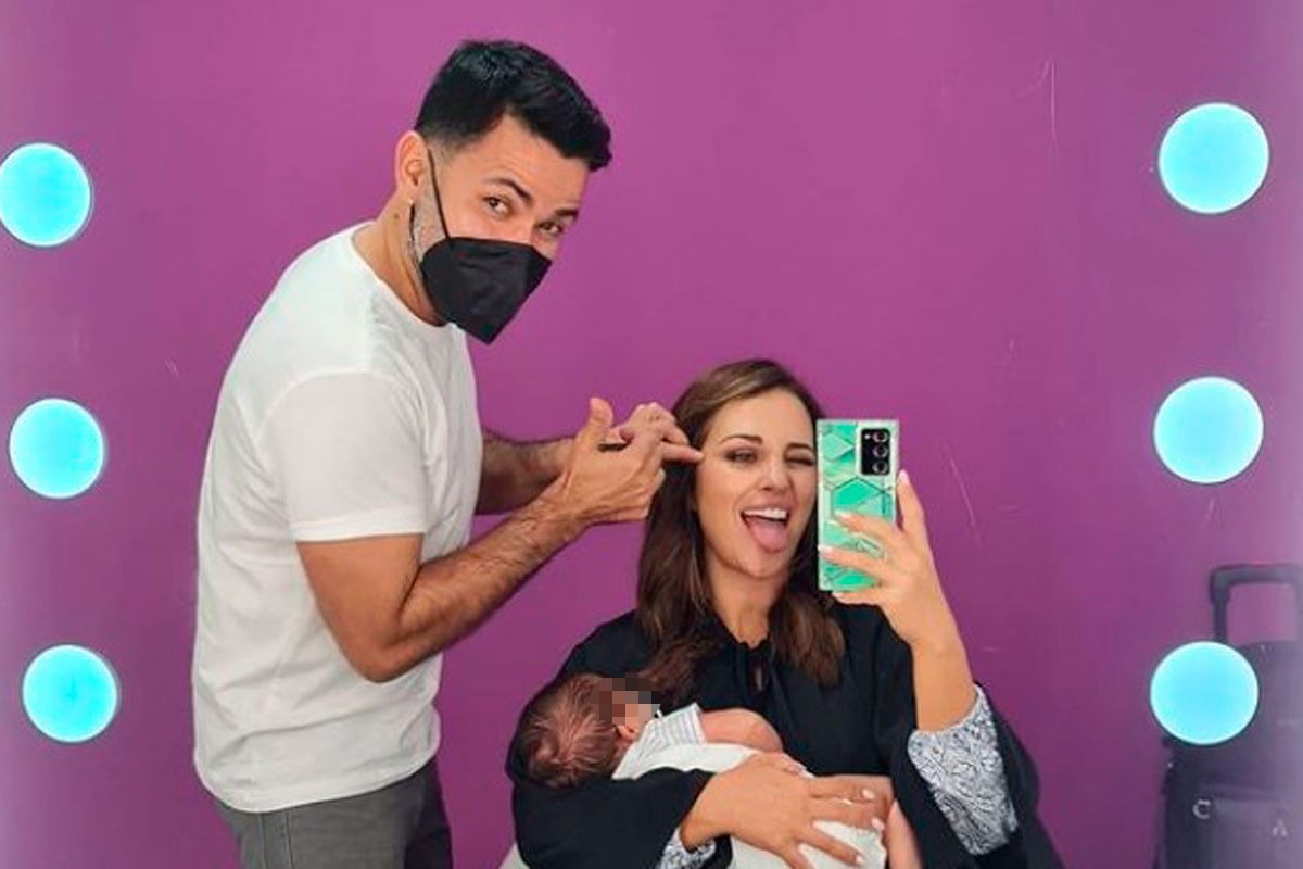 Paula Echevarría ha compaginado una jornada de trabajo con la maternidad / Instagram