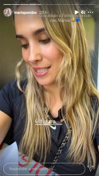 Mar&iacute;a Pombo cuenta lo que le ha sucedido con el look que iba a llevar al bautizo de su hijo./Instagram @mariapombo