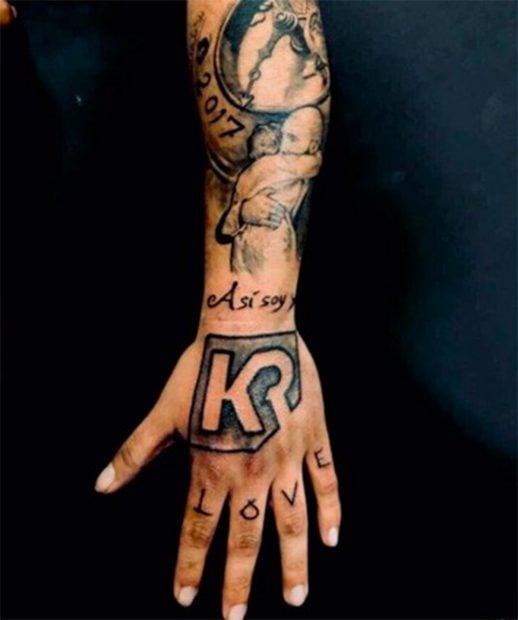 Brazo tatuado de Kiko Rivera./Instagram @riverakiko