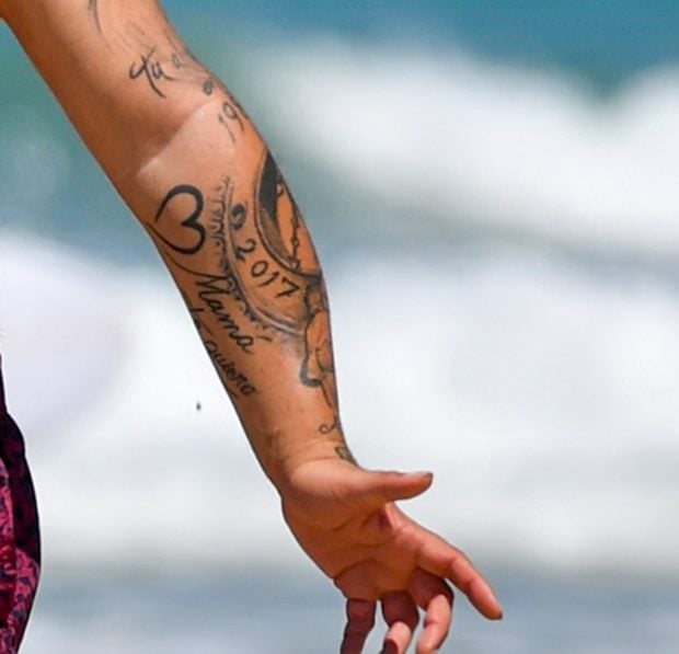 Tatuaje de Kiko Rivera en honor a su madre./Gtres