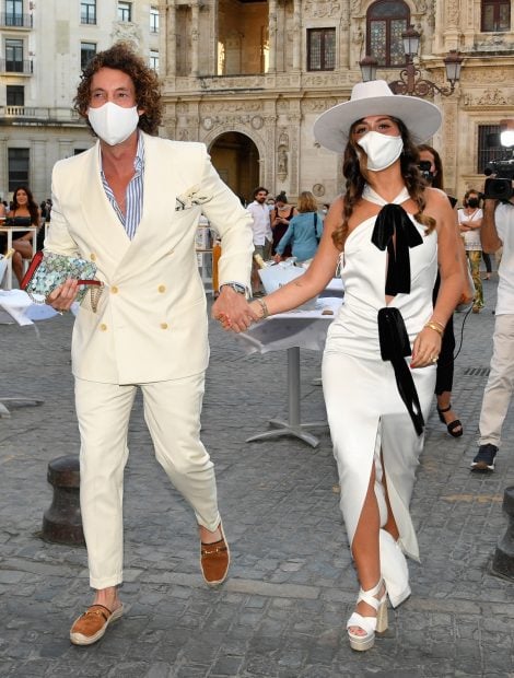 Jos&eacute; Antonio Le&oacute;n y Roc&iacute;o Madrid disfrutaron de una preboda rodeados de los suyos./Gtres