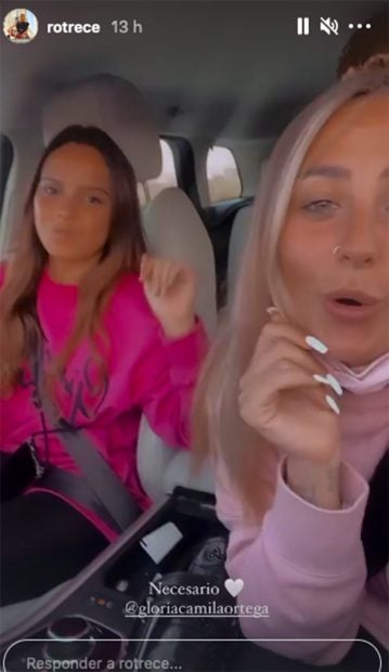 Gloria Camila y Roc&iacute;o Flores comparten muchos planes juntas./Instagram @rotrece