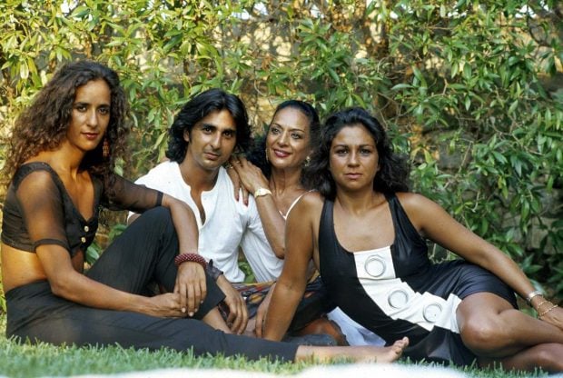Lola Flores, Lolita, Rosario y Antonio Flores