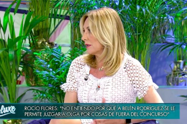 Bel&eacute;n Rodr&iacute;guez sentencia a Roc&iacute;o Flores tras las &uacute;ltimas palabras de la colaboradora sobre ella./Telecinco