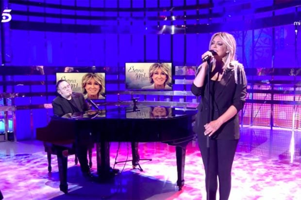 Merche ha formado parte del homenaje a Mila Xim&eacute;nez./Telecinco