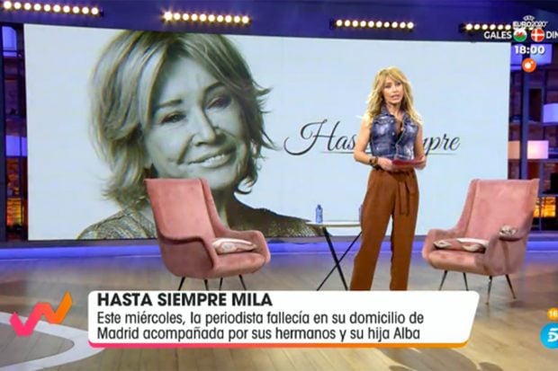 'Viva la Vida' ha rendido homenaje a Mila Xim&eacute;nez con un v&iacute;deo repleto de recuerdos./Telecinco
