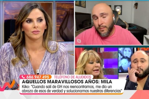 Irene Rosales ha agradecido el gesto de su marido, y por el momento no abandonar&aacute; la televisi&oacute;n./Telecinco