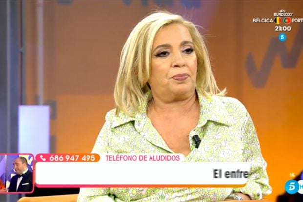 Carmen Borrego en 'Viva la Vida'./Telecinco