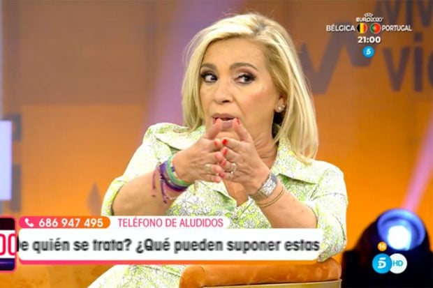 Carmen Borrego ha comentado qu&eacute; le pareci&oacute; la presencia de Antonio David Flores en el velatorio de Mila Xim&eacute;nez./Telecinco