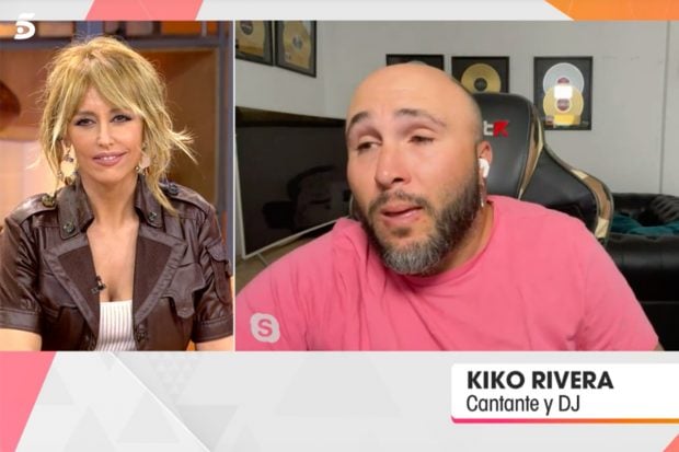 Kiko Rivera ha entrado en directo en 'Viva la Vida' para hablar del homenaje a Mila Xim&eacute;nez y mandar un bonito mensaje a su mujer, Irene Rosales./Telecinco
