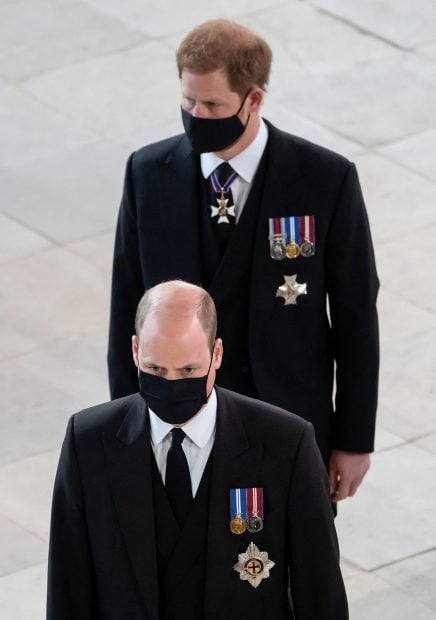 El pr&iacute;ncipe Guillermo y el pr&iacute;ncipe Harry 
