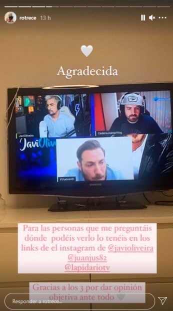 Roc&iacute;o Flores no se perdi&oacute; la esperada reaparici&oacute;n de Antonio David Flores / Instagram