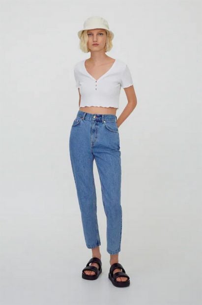 Mom Fit de Pull & Bear./Pull & Bear