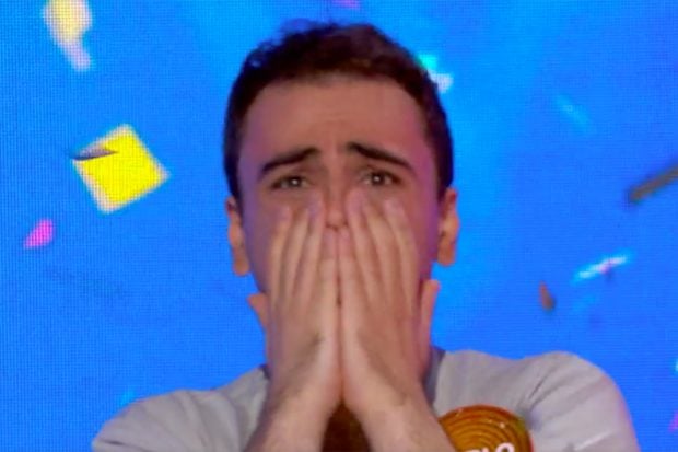 Pablo D&iacute;az llevaba participando un a&ntilde;o en 'Pasapalabra'./Antena 3
