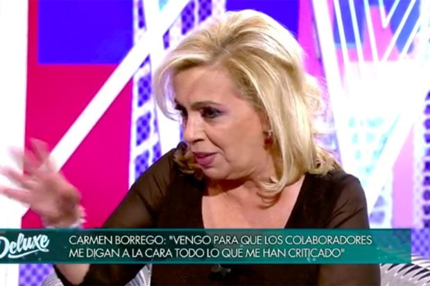 Carmen Borrego se ha convertido en la &uacute;ltima protagonista de 'Viernes Deluxe'./Telecinco