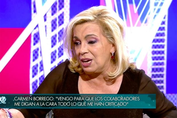 Carmen ha hablado de sus finanzas en el formato presentado por Jorge Javier V&aacute;zquez./Telecinco