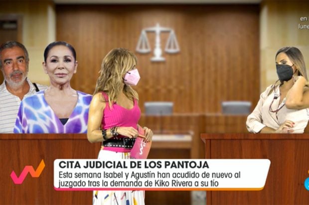 Irene Rosales ha confesado que Kiko Rivera se puso nervioso el d&iacute;a del juicio de su madre. "No lo est&aacute; pasando nada bien con todo esto", ha dicho la colaboradora./Telecinco