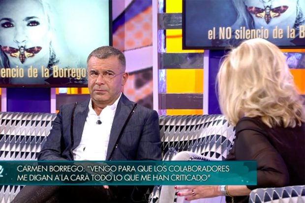 Carmen Borrego y Jorge Javier V&aacute;zquez en 'Viernes Deluxe'./Telecinco
