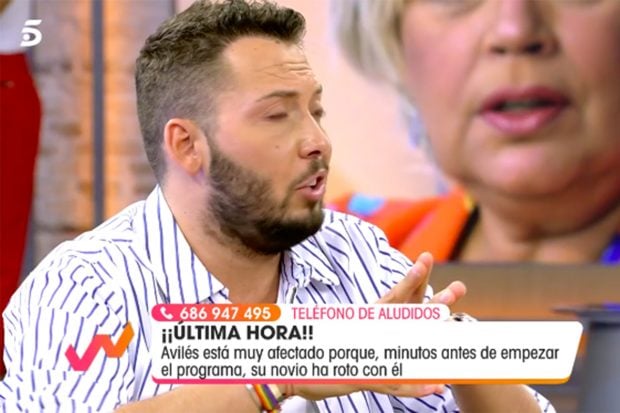 El colaborador ha revelado c&oacute;mo se encuentra tras la ruptura./Telecinco