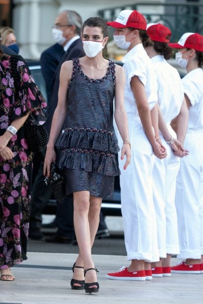 Carlota Casiraghi en la fiesta de la Cruz Roja./Gtres