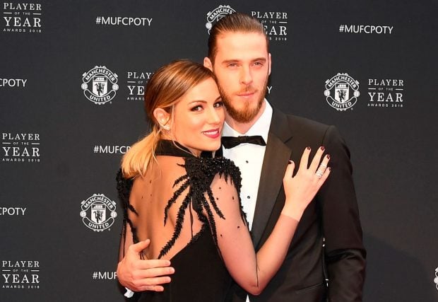 Edurne y David de Gea 