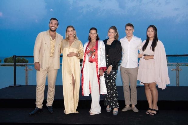Estefan&iacute;a de M&oacute;naco, Maxime Giaccardi, Pauline Ducruet, Camille Gottlieb, Louis Ducruet y Marie Ducruet