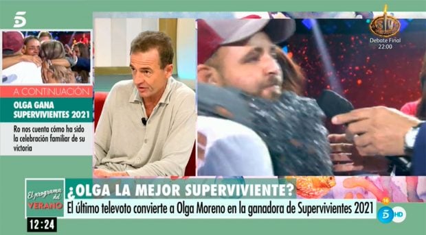 Lequio ha celebrado la victoria de Olga Moreno / Telecinco
