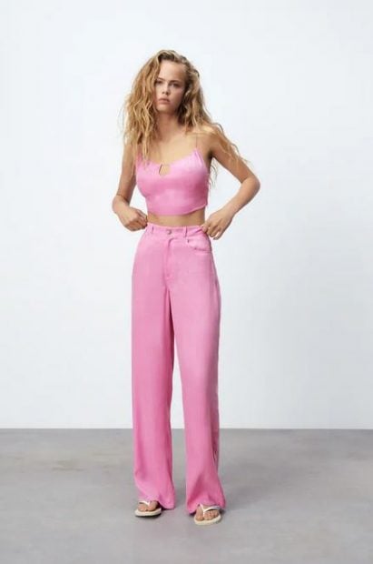 3 pantalones de tiro alto de Zara para esconder barriga