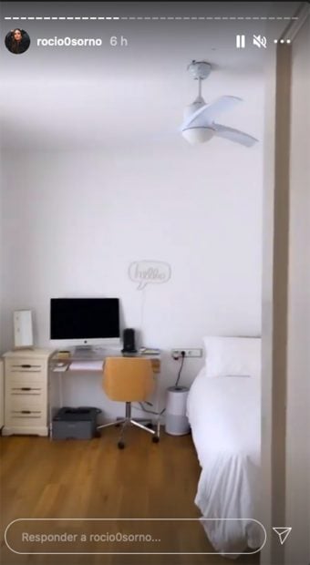 Cuarto de invitados./Instagram @Rocio0sorno
