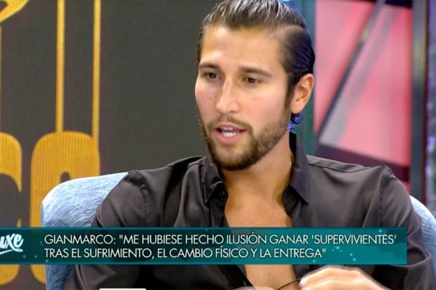 Gianmarco qued&oacute; segundo finalista en la final de 'Supervivientes 2021'./Telecinco