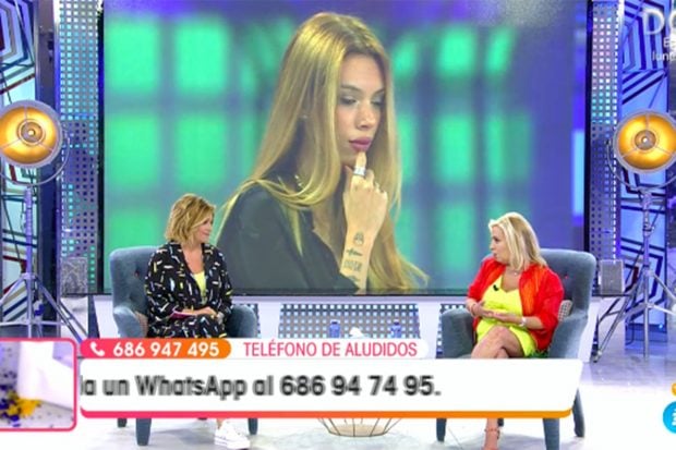 Carmen Borrego y To&ntilde;i Moreno en 'Viva la Vida'./Telecinco