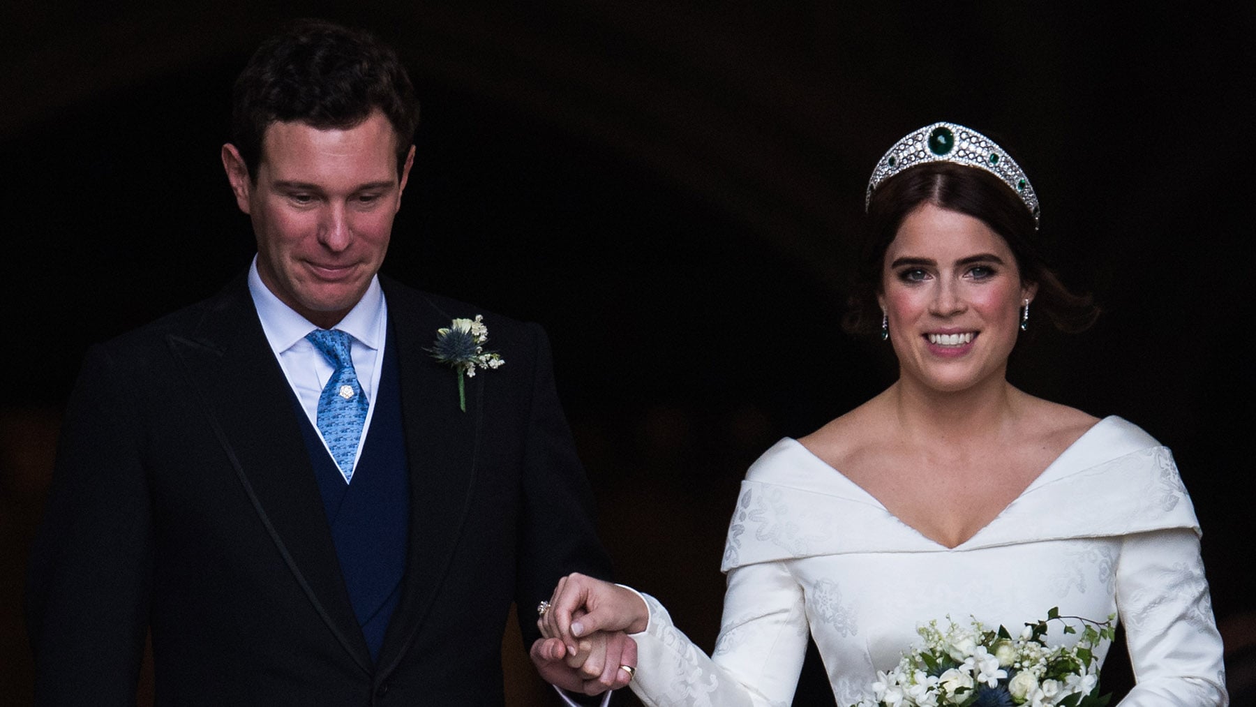 Eugenia de York y su marido