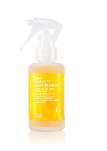 Hair Radiance Keratin Spray de Freshly Cosmetics./Fresly Cosmetics