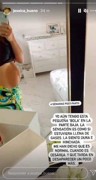 Bueno ha confesado que tambi&eacute;n que el comer sano est&aacute; ayudando a su recuperaci&oacute;n./Instagram @jessica_bueno