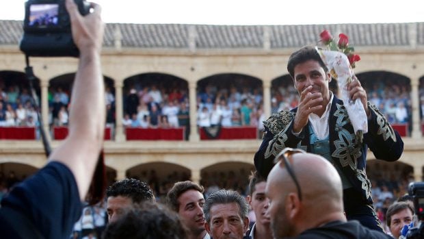 Francisco Rivera, el d&iacute;a de su despedida de los ruedos en Ronda, en el a&ntilde;o 2017 / Gtres